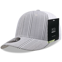 Decky 6017 M/C Plaid Cap - White 132 - White / One Size Fits Most