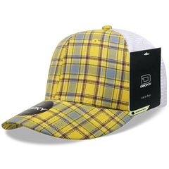 Decky 6017 M/C Plaid Cap White 136 White / One Size Fits Most