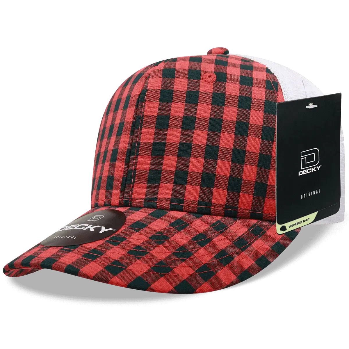 Decky 6017 M/C Plaid Cap White 143 White / One Size Fits Most