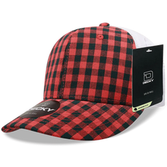 Decky 6017 M/C Plaid Cap White 143 White / One Size Fits Most