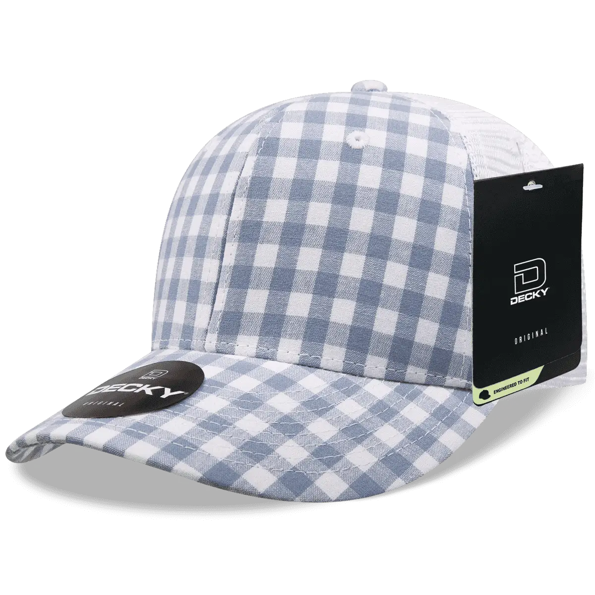 Decky 6017 M/C Plaid Cap White 145 White / One Size Fits Most