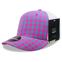 Decky 6017 M/C Plaid Cap White 150 White / One Size Fits Most