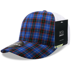 Decky 6017 M/C Plaid Cap - White 152 - White / One Size Fits Most