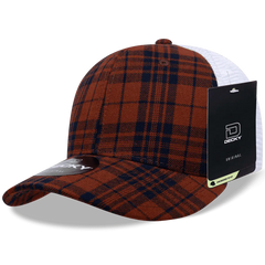 Decky 6017 M/C Plaid Cap White 166 White / One Size Fits Most