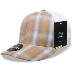 Decky 6017 M/C Plaid Cap White 171 White / One Size Fits Most