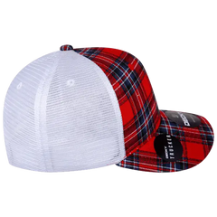 Decky 6017 M/C Plaid Cap White 180 White / One Size Fits Most