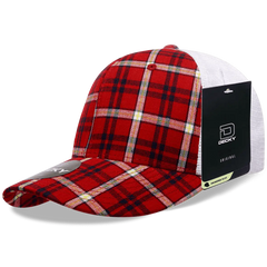 Decky 6017 M/C Plaid Cap - White 181 - White / One Size Fits Most