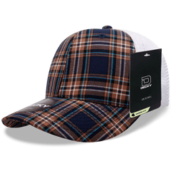 Decky 6017 M/C Plaid Cap White 183 White / One Size Fits Most