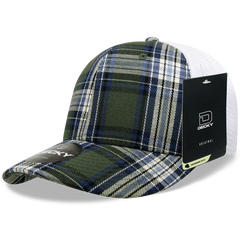 Decky 6017 M/C Plaid Cap White 185 White / One Size Fits Most