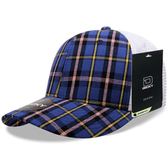 Decky 6017 M/C Plaid Cap White 190 White / One Size Fits Most