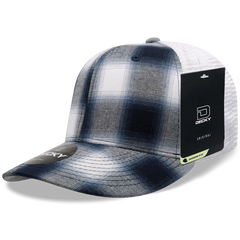 Decky 6017 M/C Plaid Cap - White 193 - White / One Size Fits Most