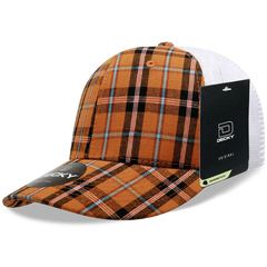 Decky 6017 M/C Plaid Cap - White 194 - White / One Size Fits Most