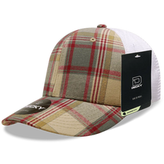 Decky 6017 M/C Plaid Cap White 203 White / One Size Fits Most