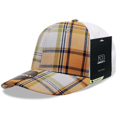 Decky 6017 M/C Plaid Cap White 204 White / One Size Fits Most