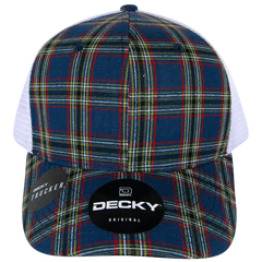 Decky 6017 M/C Plaid Cap White 221 White / One Size Fits Most