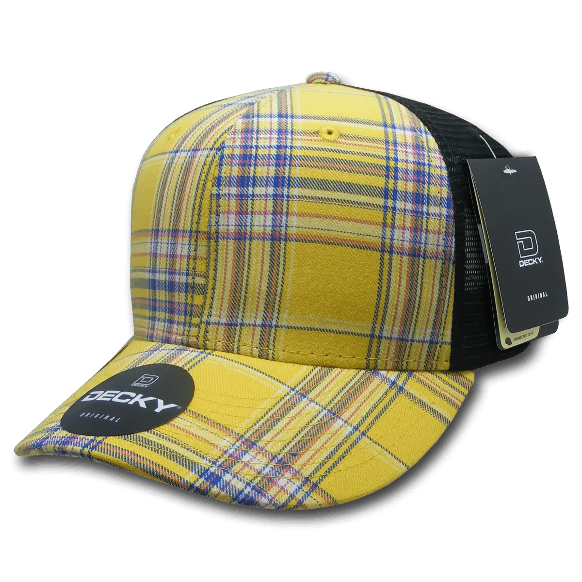 Decky 6018 M/C Plaid Cap Black 103 Black / One Size Fits Most