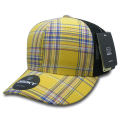 Decky 6018 M/C Plaid Cap Black 103 Black / One Size Fits Most