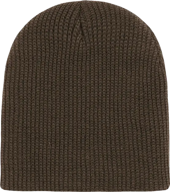 Decky 608 GI Cuffless Watch Cap Beanie Brown Brown / One Size Fits Most