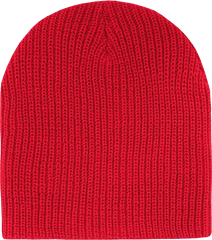 Decky 608 GI Cuffless Watch Cap Beanie - Red - Red / One Size Fits Most
