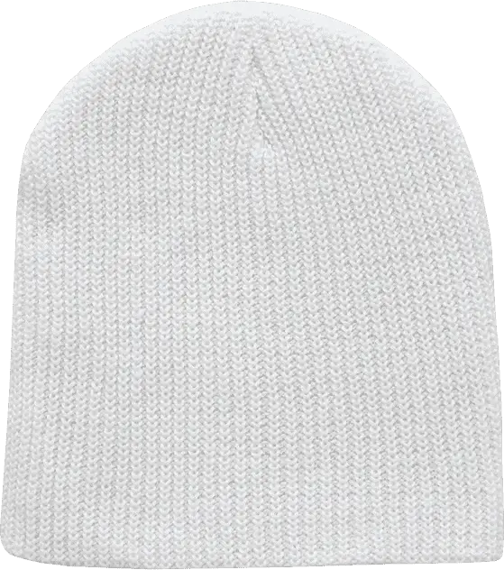 Decky 608 GI Cuffless Watch Cap Beanie - White - White / One Size Fits Most