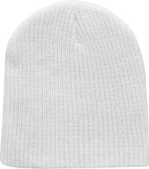Decky 608 GI Cuffless Watch Cap Beanie - White - White / One Size Fits Most