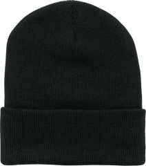Decky 613 Acrylic Knit Cap Beanie - Black - Black / One Size Fits Most