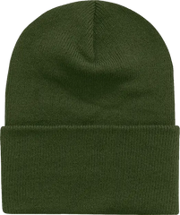 Decky 613 Acrylic Knit Cap Beanie - Olive - Olive / One Size Fits Most