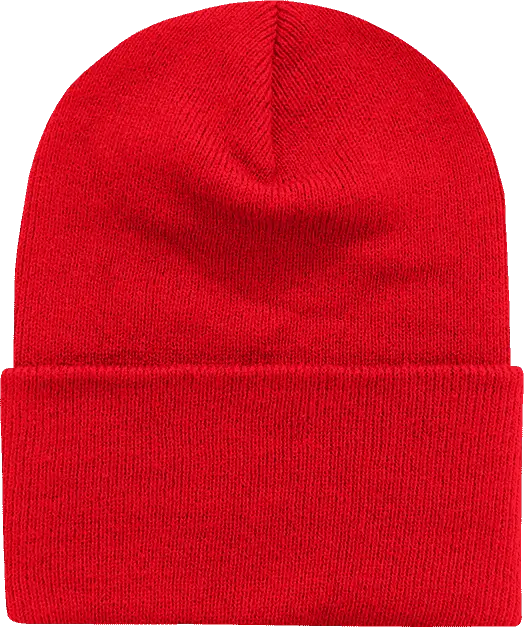 Decky 613 Acrylic Knit Cap Beanie - Red - Red / One Size Fits Most