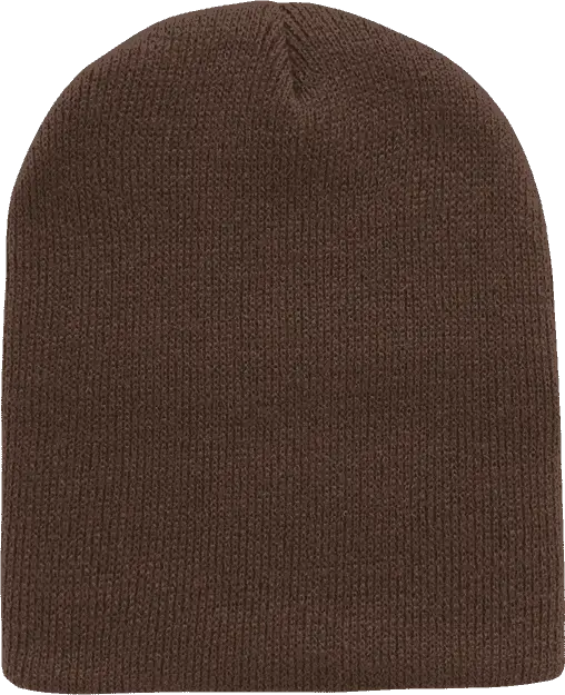 Decky 614 Acrylic Short Beanie - Brown - Brown / One Size Fits Most