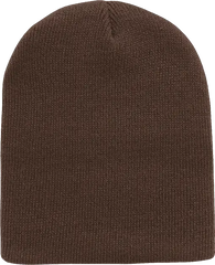 Decky 614 Acrylic Short Beanie - Brown - Brown / One Size Fits Most
