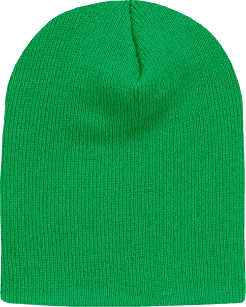 Decky 614 Acrylic Short Beanie - Kelly Green - Kelly / One Size Fits Most