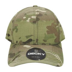 Decky 6301 Structured MULTICAM L/C Cap - Multicam - Muti-Color / One Size Fits Most