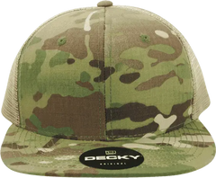 Decky 6307 MULTICAM H/C Trucker Cap - MCU Camo Khaki - MCU Camo Khaki / One Size Fits Most