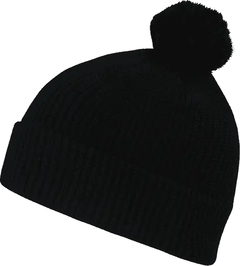 Decky 686 Pom Pom Acrylic Beanie - Black - Black / One Size Fits Most