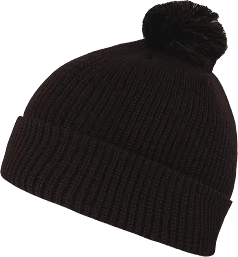 Decky 686 Pom Pom Acrylic Beanie - Brown - Brown / One Size Fits Most