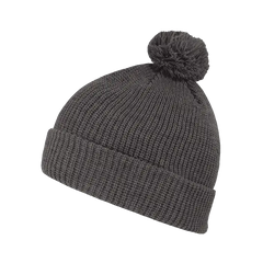 Decky 686 Pom Pom Acrylic Beanie - Heather Charcoal - Dark Gray / One Size Fits Most