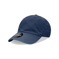 Decky 7005 Kids Relaxed Washed Cotton Cap - Navy - Navy / One Size Fits Most