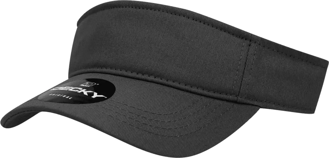 Decky 7007 Kid’s Visor - Black - Black / One Size Fits Most