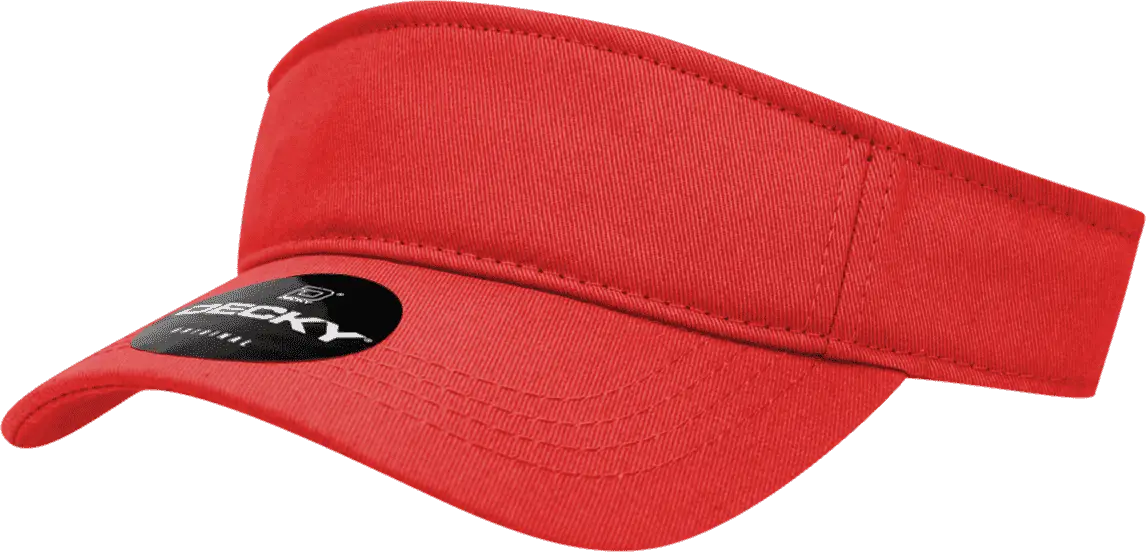 Decky 7007 Kid’s Visor - Red - Red / One Size Fits Most