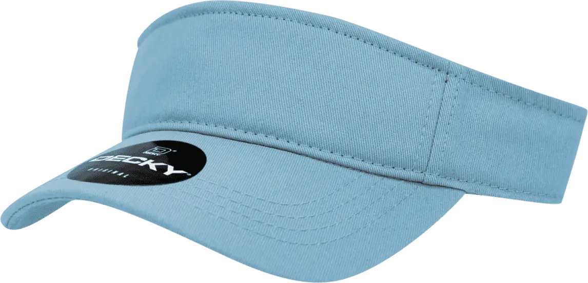 Decky 7007 Kid’s Visor - Sky - Columbia Blue / One Size Fits Most