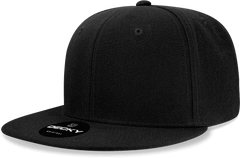 Decky 7011 Youth Snapback Cap - Black - Black / One Size Fits Most