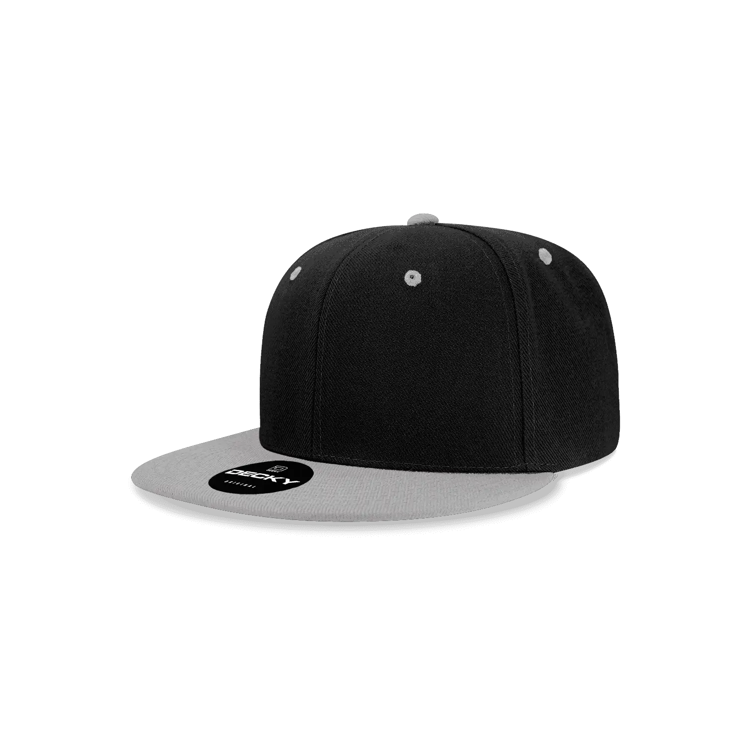 Decky 7011 Youth Snapback Cap - Black Gray - Black Gray / One Size Fits Most
