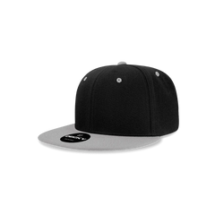 Decky 7011 Youth Snapback Cap - Black Gray - Black Gray / One Size Fits Most