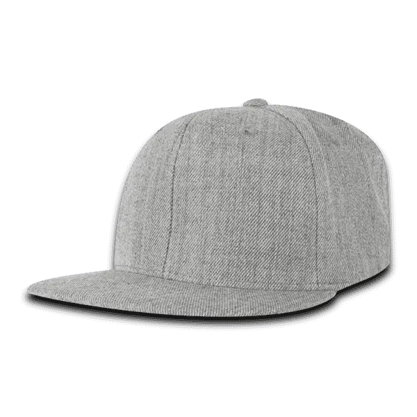 Decky 7011 Youth Snapback Cap - Heather Gray - Gray / One Size Fits Most