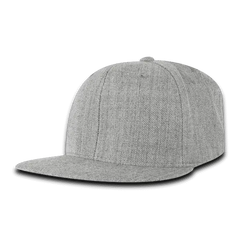 Decky 7011 Youth Snapback Cap - Heather Gray - Gray / One Size Fits Most