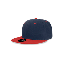 Decky 7011 Youth Snapback Cap - Navy Red - Navy Red / One Size Fits Most