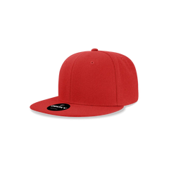 Decky 7011 Youth Snapback Cap - Red - Red / One Size Fits Most