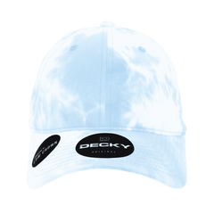 Decky 7205 Tie Dye Relaxed Cotton Cap - Blue - Blue / One Size Fits Most