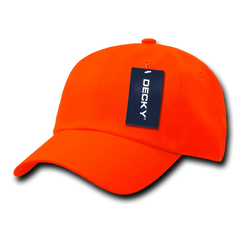 Decky 761 6 Panel Neon Cap - Orange - Orange / One Size Fits Most