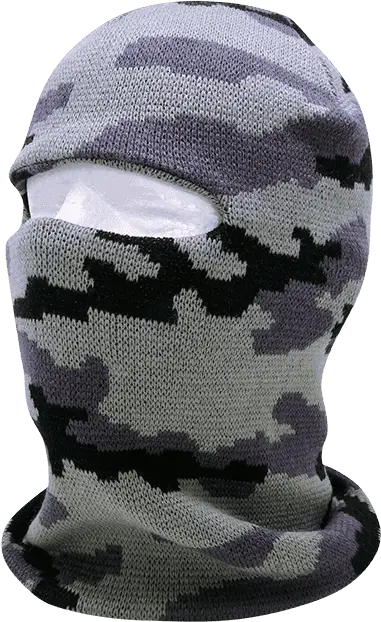 Decky 8033 Camo Face Mask 1 Hole Beanie - Urban - Urban / One Size Fits Most